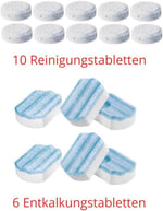 Siemens TZ80001 10 Reinigungstabletten + 6 Entkalkungstabletten TZ80002 EQ için