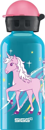 Sigg Alüminyum çocuk içecek şişesi – KBT Bella Unicorn – sızdırmaz – tüy kadar hafif – BPA içermez – iklim açısından zararsız sertifikalı – açık mavi – 0,4 l