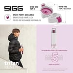 SIGG Total Clear ONE MyPlanet Trinkflasche, BPA-freie und auslaufsichere Trinkflasche, bruchfeste Sport Trinkflasche aus Tritan mit Fruchtfilter