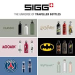 SIGG Traveller içecek şişesi (1 L), zararlı madde içermez ve sızıntı yapmaz içecek şişesi, alüminyum tüy kadar hafif içecek şişesi