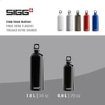 SIGG Traveller içecek şişesi (1 L), zararlı madde içermez ve sızıntı yapmaz içecek şişesi, alüminyum tüy kadar hafif içecek şişesi