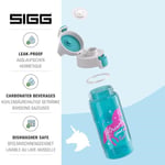 SIGG VIVA ONE çocuk içecek şişesi (0,5 lt.), zararlı madde içermeyen çocuk şişesi, sızdırmaz kapaklı, tek elle kullanılabilir su şişesi çocuklar için