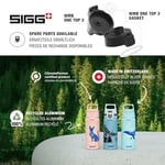SIGG - WMB One Mickey Retro alüminyum içecek şişesi, gazlı içecekler için uygundur, sızdırmaz, tüy kadar hafif, BPA içermez, iklime zarar vermez, ekrü sertifikalı, 0,6 l