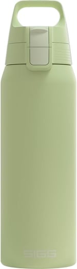 SIGG - Yalıtımlı içecek şişesi – Shield Therm One Eco Green – gazlı içecekler için uygundur – sızdırmaz, bulaşık makinesinde yıkanabilir – BPA içermez –%90 geri dönüştürülmüş paslanmaz çelik – yeşil