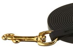 Signature k-9 Biothane Uzun Çizgili, 30,4 cm x 3/8-İnç, Siyah