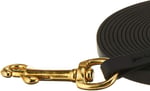 Signature k-9 Biothane Uzun Çizgili, 30,4 cm x 3/8-İnç, Siyah