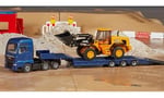 Siku Man Tır Çekici ve JCB Kepçe - Seçenekler: Devirmeli eyer römorklu kamyon, Yat ile ağır taşıma