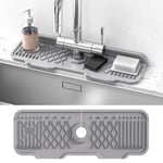 Silikon Musluk Paspası Sıçrama Koruması, Mutfak Lavabosu için Lavabo Koruyucuları, 17,1 x 5,9 İnç, Musluğun Arkasındaki Lavabo Sıçrama Koruması, Mutfak ve Banyo