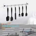 Silikon Spatula Kaşık Seti, 6 adet silikon spatula, çorba kaşığı, fırın fırçası, spatula, ısıya dayanıklı ve yapışmaz, paslanmaz çelik ve dikişsiz tek parça tasarım.Kaliteli Malzeme