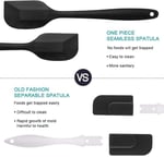 Silikon Spatula Kaşık Seti, 6 adet silikon spatula, çorba kaşığı, fırın fırçası, spatula, ısıya dayanıklı ve yapışmaz, paslanmaz çelik ve dikişsiz tek parça tasarım.Kaliteli Malzeme