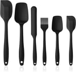 Silikon Spatula Kaşık Seti, 6 adet silikon spatula, çorba kaşığı, fırın fırçası, spatula, ısıya dayanıklı ve yapışmaz, paslanmaz çelik ve dikişsiz tek parça tasarım.Kaliteli Malzeme