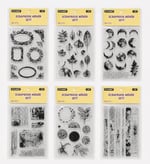Silikon Vintage Bordür Scrapbook Mühür Seti