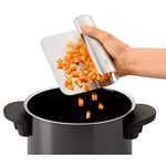 Silit Cut'n Serve sebze küreği, 11 x 15 cm, mutfak yardımcısı paslanmaz çelik mat, mutfak yardımcısı, mutfak için hamur spatulası, bulaşık makinesinde yıkanabilir