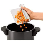 Silit Cut'n Serve sebze küreği, 11 x 15 cm, mutfak yardımcısı paslanmaz çelik mat, mutfak yardımcısı, mutfak için hamur spatulası, bulaşık makinesinde yıkanabilir