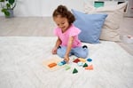 Simba, 100006032, Eichhorn Montessori Şekil Bulmacası, Özel Şekilli, 12 Blok, 13 Parça, Eğitici ve Öğretici, Ahşap Tasarım