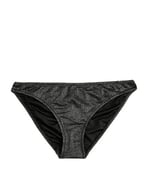 Simli Bikini Altı Yüksek Bel
