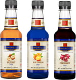 SIMONELLI CHOCOLATE 3'lü Şurup Seti (Fındık + Turunç + Nar) Kahve Ve Kokteyl Şurubu 3x250ml