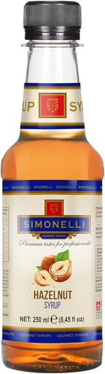 SIMONELLI CHOCOLATE 3'lü Şurup Seti (Fındık + Turunç + Nar) Kahve Ve Kokteyl Şurubu 3x250ml