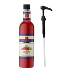 SIMONELLI CHOCOLATE Kahve ve Kokteyl Şurubu Kızılcık Aromalı 700 ML + POMPA