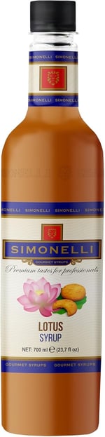 SIMONELLI CHOCOLATE Kahve ve Kokteyl Şurubu Lotus Aromalı 700 ML + POMPA