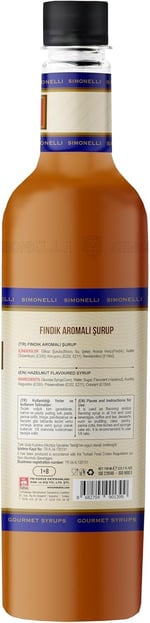 SIMONELLI Kahve Şurubu Fındık Aromalı 70 cl + POMPA