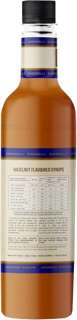 SIMONELLI Kahve Şurubu Fındık Aromalı 70 cl + POMPA