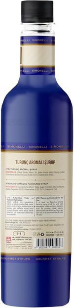SIMONELLI Kahve Şurubu Turunç Aromalı 70 cl + POMPA