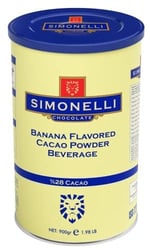 SIMONELLI Sıcak Çikolata Muzlu 900 gr