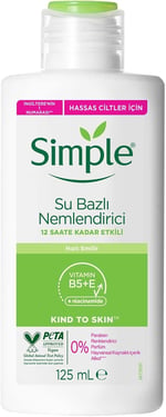 Simple Kind To Skin Su Bazlı Nemlendirici 12 Saate Kadar Etklili Hassas Ciltler İçin 125 ml