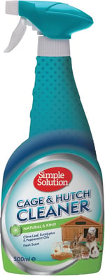 Simple Solution Cage & Hutch Cleaner Evcil Hayvan Kulübesi ve Kafesi Temizleyici Koku ve Leke Giderici Ahşap Metal ve Plastik Yüzeyler i - Seçenekler: 500 ml (Pack of 1), 500 ml (Pack of 1) (2 paketi)