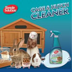Simple Solution Cage & Hutch Cleaner Evcil Hayvan Kulübesi ve Kafesi Temizleyici Koku ve Leke Giderici Ahşap Metal ve Plastik Yüzeyler i - Seçenekler: 500 ml (Pack of 1), 500 ml (Pack of 1) (2 paketi)