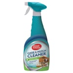 Simple Solution Cage & Hutch Cleaner Evcil Hayvan Kulübesi ve Kafesi Temizleyici Koku ve Leke Giderici Ahşap Metal ve Plastik Yüzeyler i - Seçenekler: 500 ml (Pack of 1), 500 ml (Pack of 1) (2 paketi)