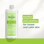 Simple Yatıştırıcı Yüz Toniği,%100 Alkol İçermeyen, Hassas Ciltler İçin, 200ml