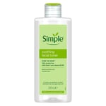Simple Yatıştırıcı Yüz Toniği,%100 Alkol İçermeyen, Hassas Ciltler İçin, 200ml
