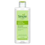 Simple Yatıştırıcı Yüz Toniği,%100 Alkol İçermeyen, Hassas Ciltler İçin, 200ml