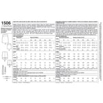 Simplicity Simplcity Dikiş Deseni 1506: Husky Erkek Çocuk ve Büyük ve Uzun Erkek Yelekleri, Beden A, A (S-L / 1XL-5XL), Beyaz