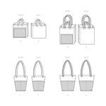 Simplicity UNDEFINED Aksesuarlar Dikiş Deseni, Çok Renkli