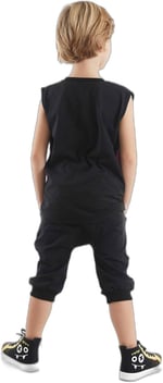 Şimşek Maske Erkek Çocuk T-shirt Kapri Şort akım