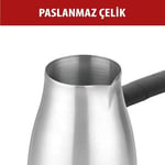 Sinbo SCM-2967 İnox Elektrikli Cezve – 6 Fincan Kapasiteli, Paslanmaz Gövdeli Türk Kahve Makinesi