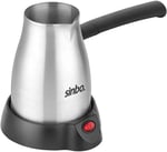 Sinbo SCM-2967 İnox Elektrikli Cezve – 6 Fincan Kapasiteli, Paslanmaz Gövdeli Türk Kahve Makinesi