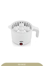 Sinbo SCO-5043 Çok Fonksiyonlu Buharlı Pişirici, 1 Litre, 400W, Cam Kapaklı, Buharda Sebze Pilav Makarna ve Yumurta Pişirme Özellikli Mini Elektrikli Pişirici