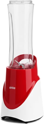 Sinbo SHB-7508 Kırmızı Shake Take One | 300W Taşınabilir Smoothie Blender | 570 ml Spor Şişe - Çelik Bıçaklı Karıştırıcı