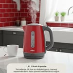 Sinbo SK-8031 Su Isıtıcı Kettle – Paslanmaz Çelik, 1.8 L, Inox, Otomatik Kapanma (Açık Gri)
