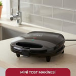 Sinbo SSM-2513 Tost Makinesi 750W Döküm Plakalı – Yapışmaz Yüzey, Termostatlı, Kolay Temizlenebilir, Modern Tasarım