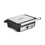 Sinbo SSM-2590 Inox Izgara ve Tost Makinesi, 2000 W, 180° Açılabilir Gövde, Alüminyum Plaka, 6 Dilim Kapasite