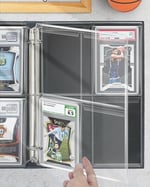 Sınıflandırılmış Kart Kılıfları, Depolama ve Ekran için PSA Dereceli Kart Döşeme Ciltleyici Sayfaları, PSA, BGS, CGC Dereceli Spor Kartları ve Tek Dokunuşla Manyetik Kart Tutucuları ile