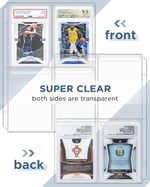 Sınıflandırılmış Kart Kılıfları, Depolama ve Ekran için PSA Dereceli Kart Döşeme Ciltleyici Sayfaları, PSA, BGS, CGC Dereceli Spor Kartları ve Tek Dokunuşla Manyetik Kart Tutucuları ile
