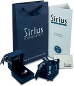Sirius Pırlanta 0,25 Karat Siyah Pırlanta Tektaş Erkek Küpesi