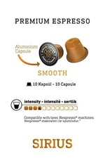 Sirius Premium Kapsül Kahve 5'li Set (Lungo, Italy, Ristretto, Smooth, Sport) (5 x 10 Adet)