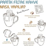 Sirius Premium Pratik Filtre Kahve Guatemala (5 Ad.)